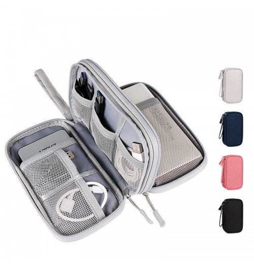 Electronic Accessories Cable Organizer Bag Digital Gadget Travel Organizer USB Cable Storage Case Bag