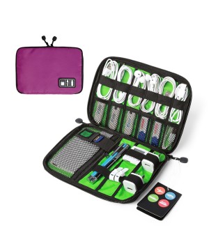 Custom Logo Travel Cable Organizer Bag Gadget Storage Bag Electronics Accessories Cases