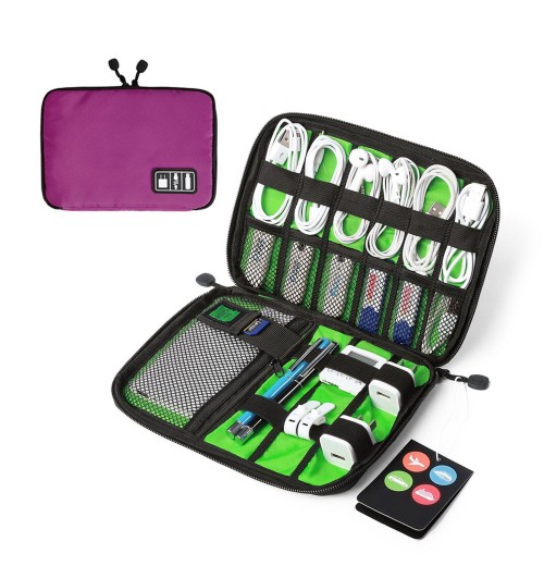 Custom Logo Travel Cable Organizer Bag Gadget Storage Bag Electronics Accessories Cases