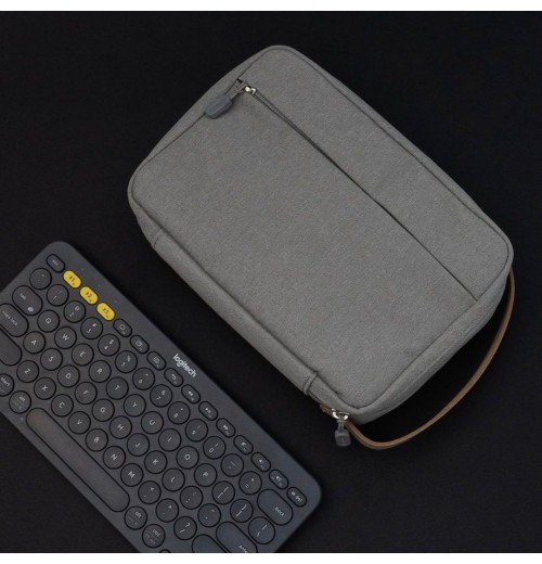 Customized Portable Polyester Electronic Storage Bag For Cable Gaming Card Accessories Waterproof Tech Pouch