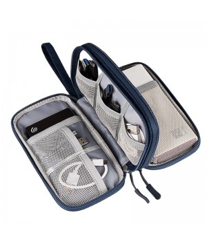 Travel Portable Data Cable Organizer Bag Charger Protector Digital Electronic Accessories Storage Bag with Pockets