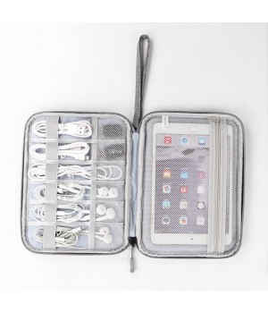 DS4463 Waterproof Portable Electronic Organizer Travel Accessories Cable Bag Cord Storage Case Electronic Organizer Bag