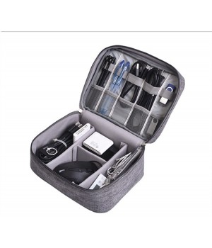 Double Layers Travel Data cable Organizer Electronics Accessories Carry Bag Oxford Digital Storage Bags